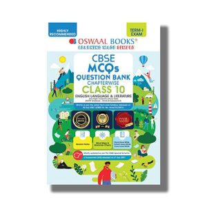 Oswaal Cbse Mcqs English Language & Literature Question Bank Chapterwise For Term-I Class 10 | With The Largest Mcq Question Pool For 2021-22 Exam Book Paperback