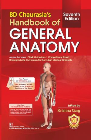Bd Chaurasia Handbook Of General Anatomy 7Th Edition | Book Paperback