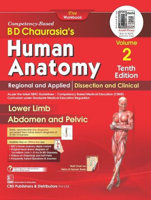 Bd Chaurasia Human Anatomy Vol 2 Regional And Applied Dissection And Clinical | Lower Limb Abdomen And Pelvis 10Th Edition | Book Paperback