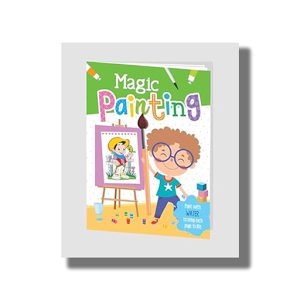 Magic Painting Water Colouring Book with Paint Brush (Green) | Book Paperback (Hello Friend)