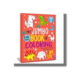 My Jumbo Book of Colouring Book 2 for Kids (Red) | Book Paperback (Hello Friend)