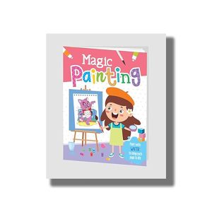 Magic Painting Water Colouring Book with Paint Brush (Pink) | Book Paperback (Hello Friend)
