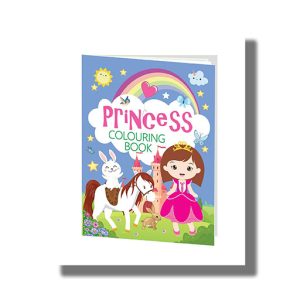 Princess Colouring Book (Blue) Col 038 | Book Paperback (Hello Friend)