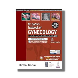 Dc Duttas Textbook Of Gynecology 9th 2024-25 Edition | Book Paperback (Hiralal Konar)