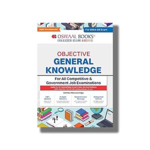 Oswaal Objective General Knowledge | For All Competitive & Government Job Examinations for 2024-25 Exam Guide | Book Paperback (Oswaal)