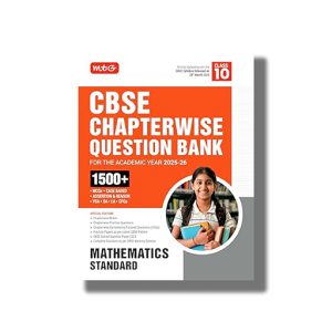 CBSE Chapterwise Question Bank Solved Papers Mathematics Standard Class 10 2025-26 Edition | Book Paperback (Mtg)