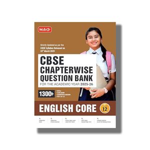 CBSE Chapterwise Question Bank Solved Papers English Core Class 12 2025-26 Edition | Book Paperback (Mtg)