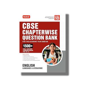 CBSE Chapterwise Question Bank Solved Papers English Language & Literature Class 10 2025-26 Edition | Book Paperback (Mtg)