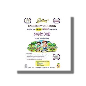Golden English Workbook Class 5 | Based on New NCERT Textbook Santoor | 2025-26 Edition | Book Paperback (S Gupta)