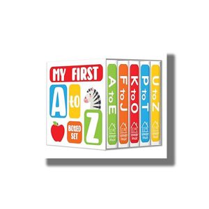 My first A to Z Boxed Set of 5 books | Board Book (Wonder House Books)
