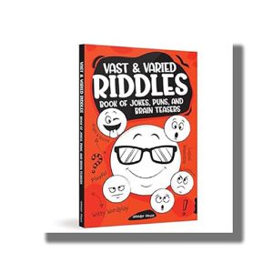 Vast and Varied Riddles Book of Jokes Puns and Brain Teasers | Book Paperback (Wonder House)