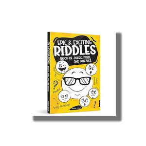 Epic and Exciting Riddles Book of Jokes Puns and Puzzles | Book Paperback (Wonder House)