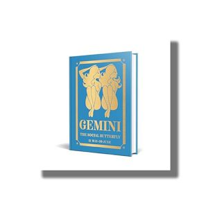 Gemini | The Social Butterfly | Book Hardcover (Fingerprint)
