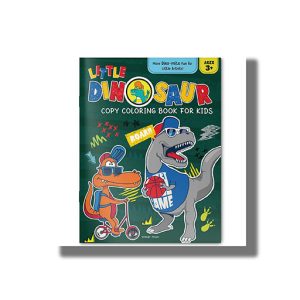 Little Dinosaur Copy Coloring Book for Kids | Book Paperback (Wonder House)
