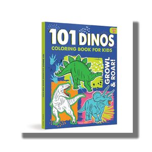 101 DINO Coloring Book for Kids | Book Paperback (Wonder House)
