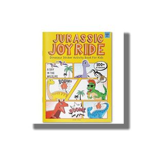 Jurassic Joyride Dinosaur Sticker Activity Book For Kids | Book Paperback