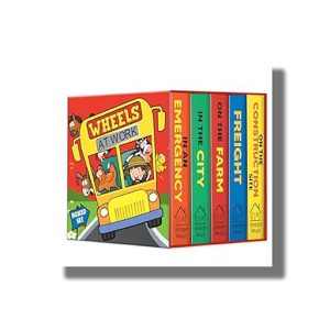 Wheels At Work Boxset of 5 | Board Book (Wonder House Book)