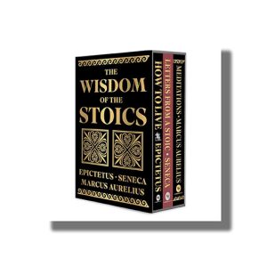 Wisdom of the Stoics Boxed Set | Deluxe Edition | Book Hardcover (Fingerprint) Epictetus