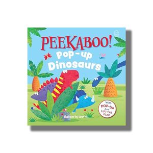 Pee ka boo! Pop up | Dinosaurs | Pop-up and Lift the Flap | Board Book (Wonder House)