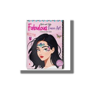 Stick and Style Fabulous Face Art Sticker Activity Book | Book Paperback (Wonder House)
