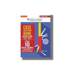 Oswaal CBSE Question Bank Social Science Class 10 Chapterwise & Topicwise Question Bank 2025-26 Edition | Book Paperback
