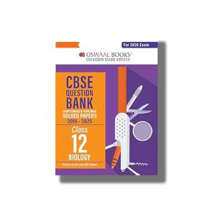 Oswaal CBSE Question Bank Biology Class 12 Chapterwise & Topicwise Question Bank 2025-26 Edition | Book Paperback