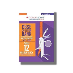 Oswaal CBSE Question Bank Accountancy Class 12 Chapterwise & Topicwise Question Bank 2025-26 Edition | Book Paperback