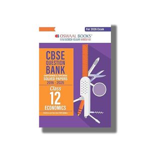 Oswaal CBSE Question Bank Economics Class 12 Chapterwise & Topicwise Question Bank 2025-26 Edition | Book Paperback