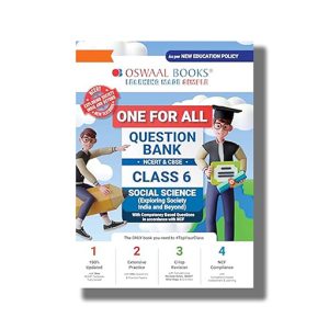 Oswaal One For All Question Bank NCERT & CBSE Class 6 Social Science Exploring Society India and Beyond 2025-26 Edition | Book Paperback (Oswaal)