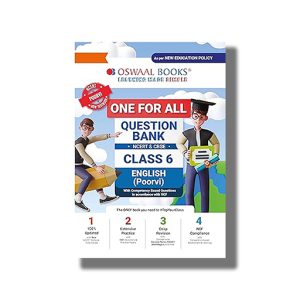 Oswaal One for All Question Bank NCERT & CBSE Class 6 English-Poorvi 2025-26 Edition | Book Paperback (Oswaal)