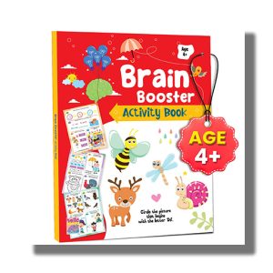 Brain Booster Activity Book Age 4+ | Book Paperback (Hello Friend)