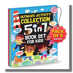Ultimate Activity Collection 5 in 1 Books Set for Kids | Book Paperback (Hello Friend)