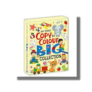 My First Early Learning Copy of Colouring Big 10 in 1 Collection Fun Activity Books for Kids | Book Paperback (Hello Friend)
