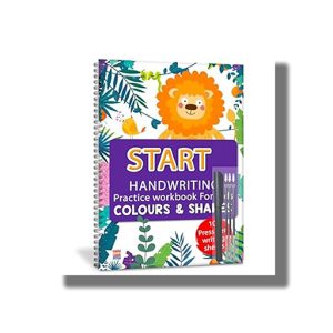 Start Handwriting Practice Colors and Shapes | Book Paperback (Hello Friend)