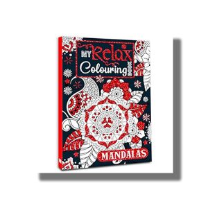 My Relax Mandala Colouring Book | Mandala Themed Coloring Activity Book | Book Paperback (Hello Friend)