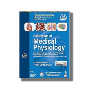 Essentials of Medical Physiology 10th Edition | Book Paperback (K Sembulingum)