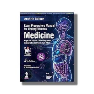 Exam Preparatory Manual for Undergraduates Medicine 5th 2025-26 Edition | Book Paperback (Archith Boloor)
