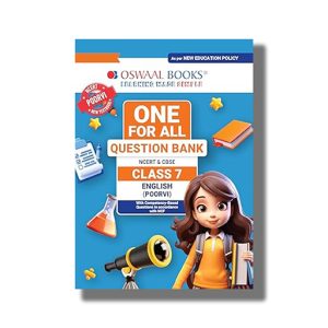 Oswaal One for All Question Bank NCERT & CBSE Class 7 English-Poorvi 2025-26 Edition | Book Paperback (Oswaal)