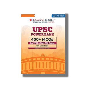 Oswaal UPSC Power Bank 400+ MCQs for UPSC and State PSCs Exams Art & Culture 2025-26 Edition | Book Paperback (Oswaal)
