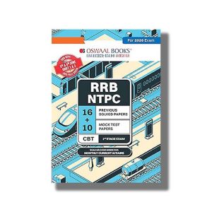 Oswaal RRB NTPC 16 Previous Years Papers & 10 Mock Test Papers Guide 2026 Edition | Book Paperback (Oswaal)