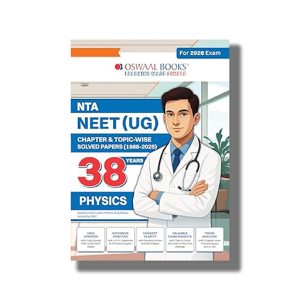 Oswaal NEET UG 38 Years Chapter-wise & Topic-wise Solved Papers Physics (1988-2025) | For 2026 Exam | Book Paperback