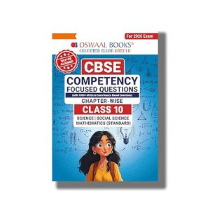 Oswaal CBSE Competency Focused Questions Chapter-wise Class 10 Maths | Science | Social Science For 2026 Exam | Book Paperback