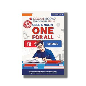 Oswaal CBSE & NCERT One for All Class 10 Science 2025-26 Edition | Book Paperback