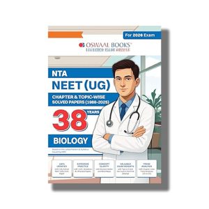 Oswaal NEET UG 38 Years Chapter-wise & Topic-wise Solved Papers Biology (1988-2025) | For 2026 Exam | Book Paperback