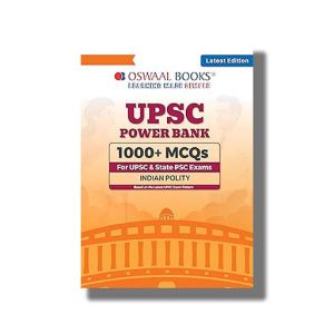 Oswaal UPSC Power Bank 1000+ MCQs for UPSC and State PSCs Exams Indian Polity 2025-26 Edition | Book Paperback (Oswaal)
