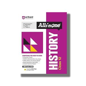 All In One History CBSE Class 12 2025-26 Edition | Book Paperback (Arihant) Vagisha Mehta | Code F990