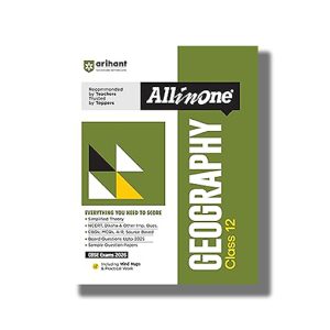 All In One Geography CBSE Class 12 2025-26 Edition | Book Paperback (Arihant) Shruti Sharma Code F991