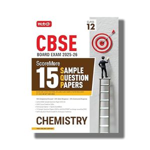 CBSE ScoreMore 15 Sample Question Papers Chemistry Class 12 Board Exam 2025-2026 Edition | Book Paperback (Mtg)
