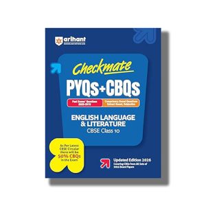 Checkmate Pyqs+Cbqs English Language & Literature CBSE Class 10 2025-26 Edition | Book Paperback (Arihant) Neha Vats F1192
