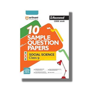 I-Succeed 10 Sample Question Papers CBSE Social Science Class 9 2025-26 Edition | Book Paperback (Arihant) Vagisha Mehta Code F1209